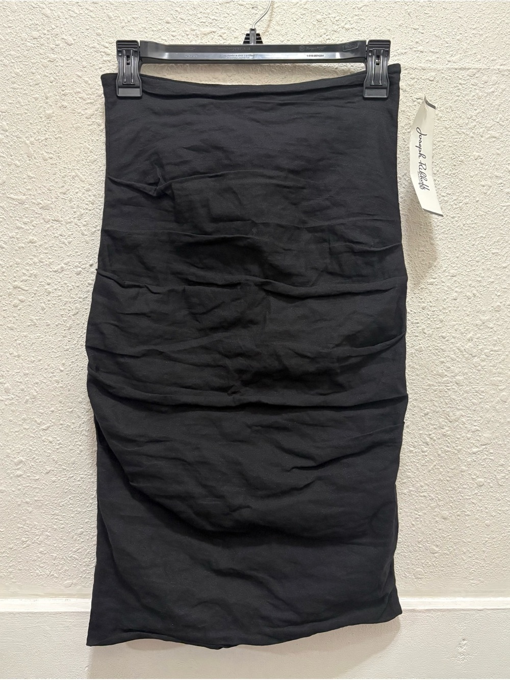 Joseph Ribkoff Black Ruched Pencil Skirt NWT 6